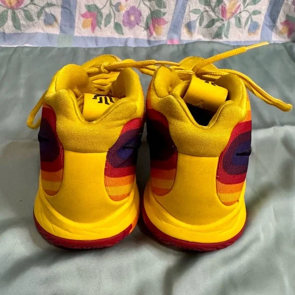 Boy's Nike Kyrie Decade 70s Yellow Basketball Sneakers